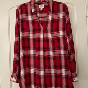Red flannel shirt